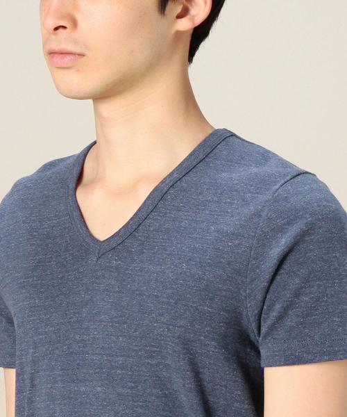 BEAUTY&YOUTH UNITED ARROWS（ビューティーアンドユースユナイテッドアローズ）の「BY フライス ショートスリーブ VネックTシャツ：◆（Tシャツ/カットソー・メンズ・ブラック/グレー/クリーム/ライム/ライトブルー/コバルトブルー/ネイビー/ライラック/ホワイト/ダークグレー・SMALL/MEDIUM/LARGE/X-LARGE）」の12枚目の写真