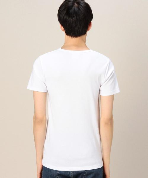 BEAUTY&YOUTH UNITED ARROWS（ビューティーアンドユースユナイテッドアローズ）の「BY フライス ショートスリーブ VネックTシャツ：◆（Tシャツ/カットソー・メンズ・ブラック/グレー/クリーム/ライム/ライトブルー/コバルトブルー/ネイビー/ライラック/ホワイト/ダークグレー・SMALL/MEDIUM/LARGE/X-LARGE）」の21枚目の写真