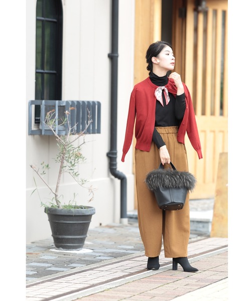 cawaii(カワイイ)の「下半身をまるっと包み込む ころんパンツ(その他パンツ・レディース・ブラウン系その他/ネイビー・XL/M)」の5枚目の写真