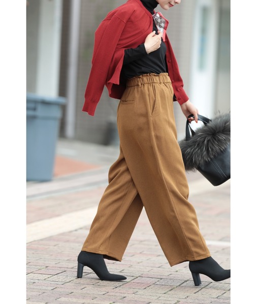 cawaii(カワイイ)の「下半身をまるっと包み込む ころんパンツ(その他パンツ・レディース・ブラウン系その他/ネイビー・XL/M)」の6枚目の写真