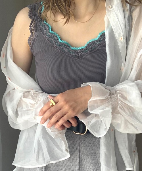 ☆お値下げ☆【新品・未使用タグ付き】MOGA ランダムペアテレコタンクトップ Q（キュー）の「バイカラーテレコタンク（タンクトップ）」 - WEAR