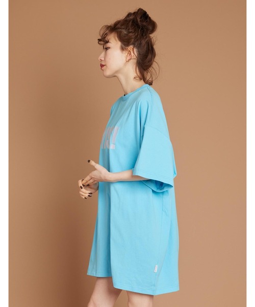 Little sunny bite（リトルサニーバイト）の「Yes big tee（Tシャツ/カットソー・レディース・ブラック/ホワイト/ブルー/グリーン・SMALL/MEDIUM）」の12枚目の写真