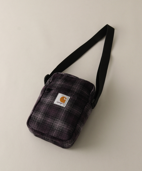 JOURNAL STANDARD relume(ジャーナルスタンダード レリューム)の「【CARHARTT WIP / カーハート ダブリューアイピー】 FLINT SHOULDER POUCH(ショルダーバッグ・メンズ・グリーン/パープル系その他/ブラック系その他/ブラウン系その他・FREE)」の4枚目の写真