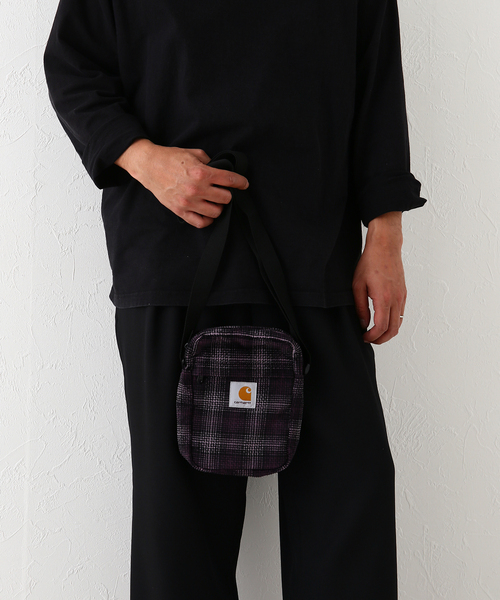JOURNAL STANDARD relume(ジャーナルスタンダード レリューム)の「【CARHARTT WIP / カーハート ダブリューアイピー】 FLINT SHOULDER POUCH(ショルダーバッグ・メンズ・グリーン/パープル系その他/ブラック系その他/ブラウン系その他・FREE)」の16枚目の写真