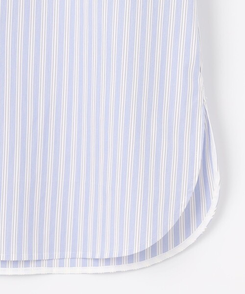 J.PRESS(ジェイプレス)の「【洗える】ストライプ バンドカラー ブラウス(シャツ/ブラウス・レディース・サックスブルー系1/ふじ色系1/ピンク系1・T15/T13)」の21枚目の写真