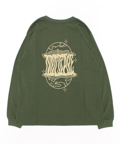 Not So Ape（ノットソーエイプ）の「The Great Unkown LS Tee（Tシャツ/カットソー・メンズ・グリーン/ネイビー/オフホワイト・MEDIUM/X-LARGE/LARGE）」の20枚目の写真