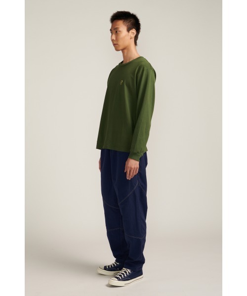 Not So Ape（ノットソーエイプ）の「The Great Unkown LS Tee（Tシャツ/カットソー・メンズ・グリーン/ネイビー/オフホワイト・MEDIUM/X-LARGE/LARGE）」の9枚目の写真