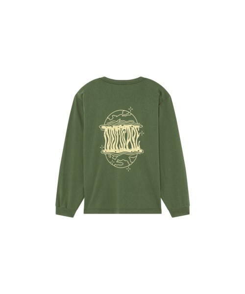 Not So Ape（ノットソーエイプ）の「The Great Unkown LS Tee（Tシャツ/カットソー・メンズ・グリーン/ネイビー/オフホワイト・MEDIUM/X-LARGE/LARGE）」の17枚目の写真