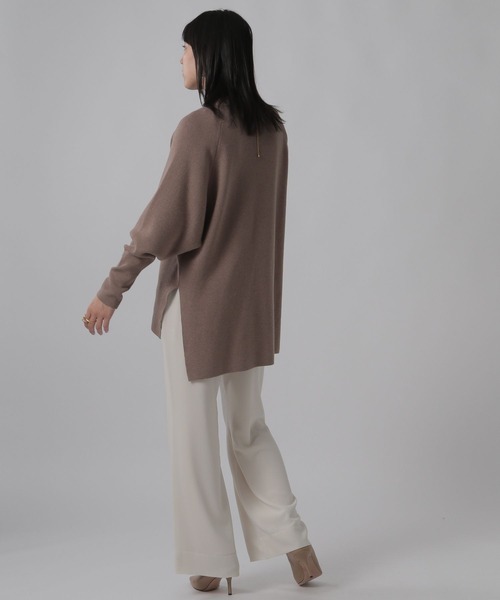 Chaos（カオス）の「Chaos(カオス)/シーブストフレアパンツ（スラックス・レディース・アイボリー/ピンク系その他・36inch/38inch）」の9枚目の写真