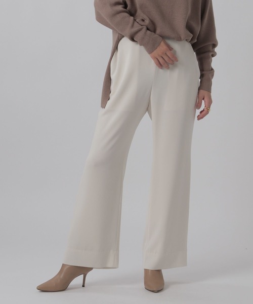 Chaos（カオス）の「Chaos(カオス)/シーブストフレアパンツ（スラックス・レディース・アイボリー/ピンク系その他・36inch/38inch）」の10枚目の写真