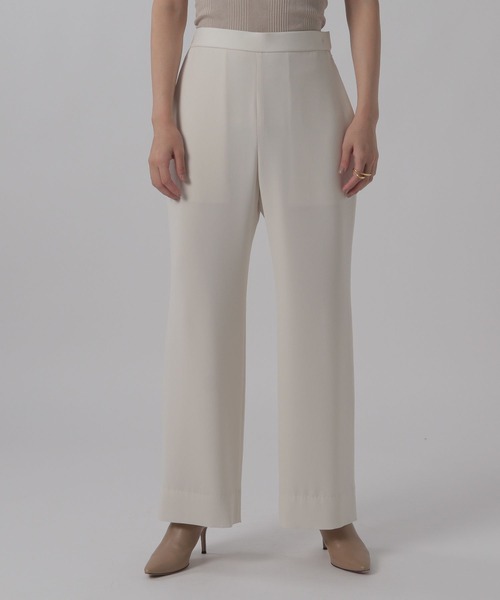 Chaos（カオス）の「Chaos(カオス)/シーブストフレアパンツ（スラックス・レディース・アイボリー/ピンク系その他・36inch/38inch）」の12枚目の写真