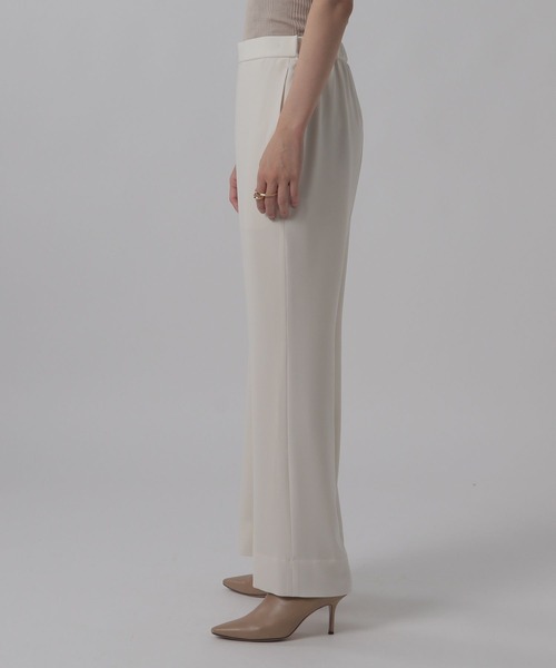 Chaos（カオス）の「Chaos(カオス)/シーブストフレアパンツ（スラックス・レディース・アイボリー/ピンク系その他・36inch/38inch）」の13枚目の写真