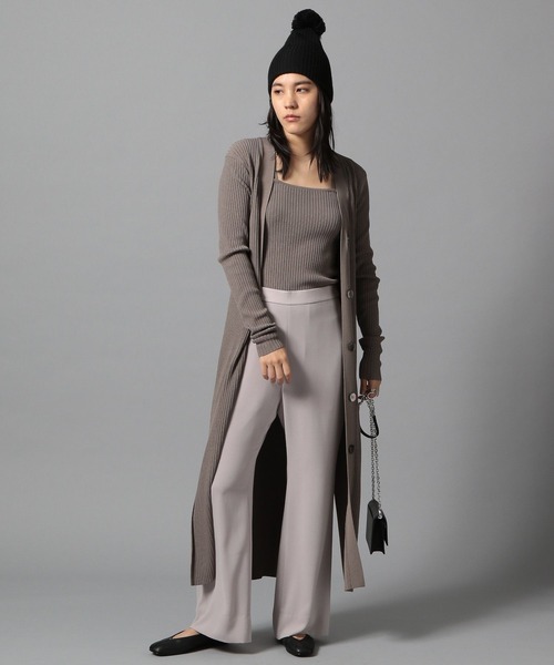 Chaos（カオス）の「Chaos(カオス)/シーブストフレアパンツ（スラックス・レディース・アイボリー/ピンク系その他・36inch/38inch）」の4枚目の写真