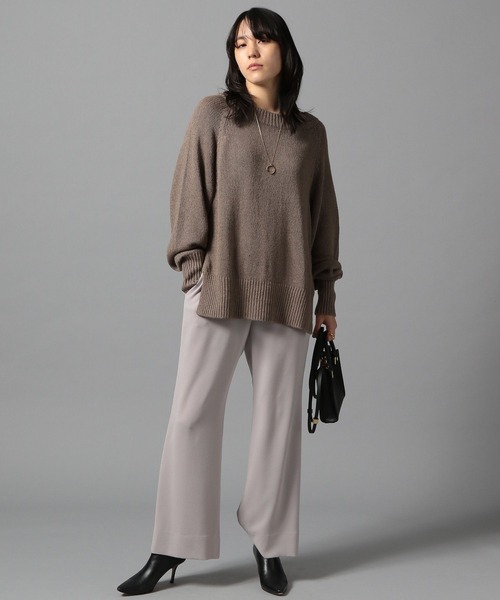 Chaos（カオス）の「Chaos(カオス)/シーブストフレアパンツ（スラックス・レディース・アイボリー/ピンク系その他・36inch/38inch）」の5枚目の写真