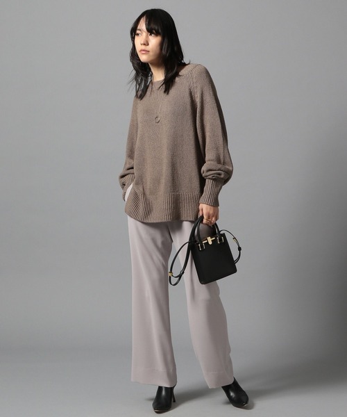 Chaos（カオス）の「Chaos(カオス)/シーブストフレアパンツ（スラックス・レディース・アイボリー/ピンク系その他・36inch/38inch）」の6枚目の写真