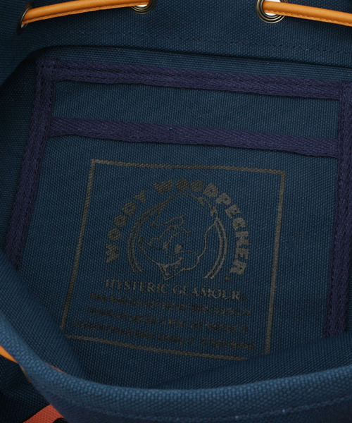 HYSTERIC GLAMOUR（ヒステリックグラマー）の「WW/CRUSH pt ショルダーバッグ（ショルダーバッグ・メンズ・ホワイト/ネイビー・FREE）」の8枚目の写真