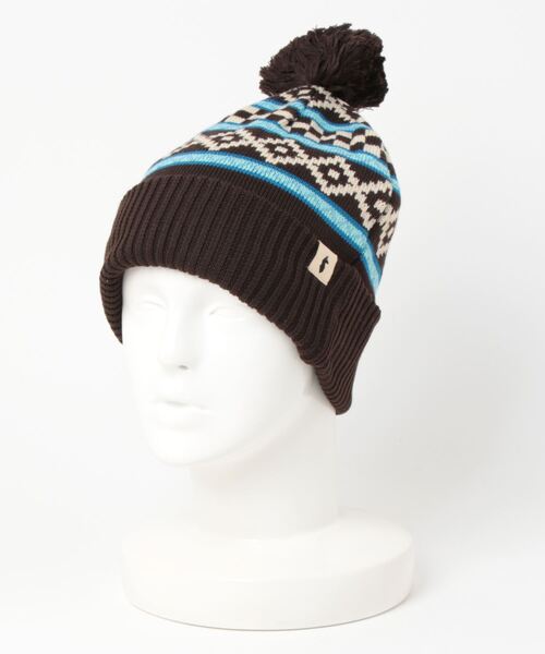 go slow caravan（ゴースローキャラバン）の「cotopaxi/コトパクシ　CUMBRE BEANIE（ニットキャップ/ビーニー・メンズ・チャコールグレー/オレンジ/グリーン系その他・FREE）」の5枚目の写真