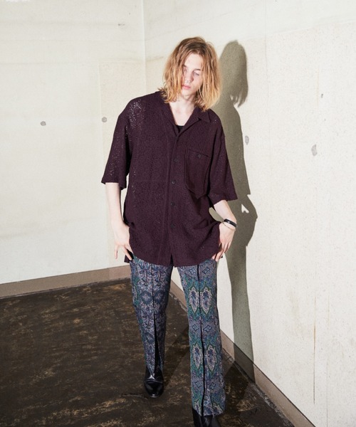 TAUPE（トープ）の「TAUPE/トープ/Paisley Pleats Trousers（その他パンツ・メンズ・パープル/イエロー・1/2）」の12枚目の写真