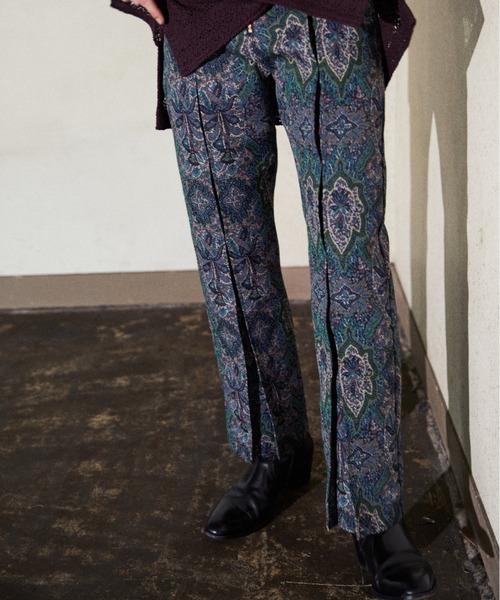 TAUPE（トープ）の「TAUPE/トープ/Paisley Pleats Trousers（その他パンツ・メンズ・パープル/イエロー・1/2）」の14枚目の写真