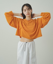 earthy | 【earthy_】シアークロップドロンT(Tシャツ/カットソー)