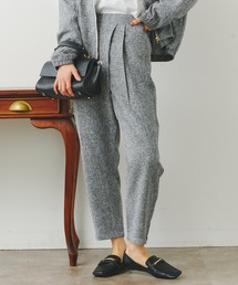 Chez toi | ツイードカシュクールテーパードパンツ(その他パンツ)