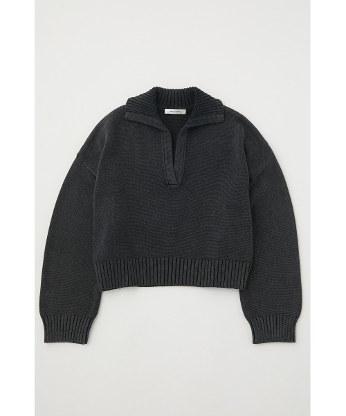 MOUSSY（マウジー）の「PIGMENT DYE SKIPPER ニット（ニット/セーター・レディース・ライトイエロー/ライトブラック/グリーン/オレンジ・FREE）」の2枚目の写真