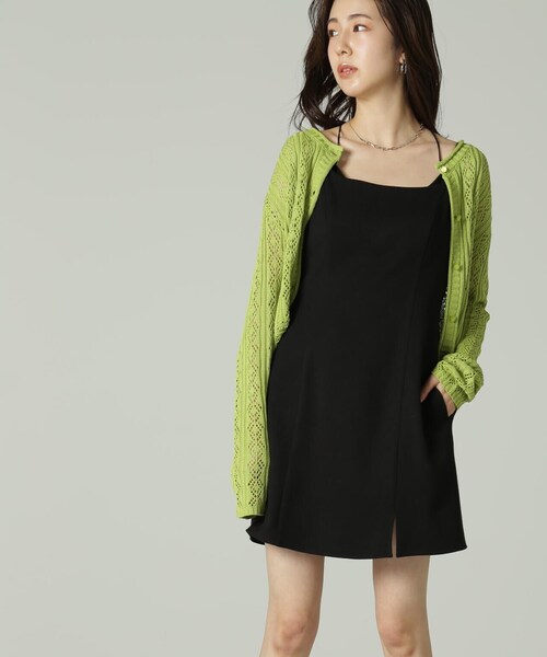 FREE'S MART（フリーズマート）の「◆Aラインミニキャミワンピース（ワンピース・レディース・ホワイト系その他/ブラウン系その他/ブラック・MEDIUM/SMALL）」の19枚目の写真