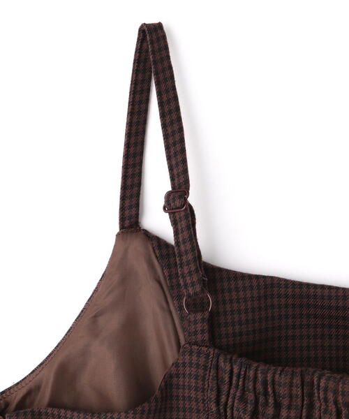 FREE'S MART（フリーズマート）の「◆Aラインミニキャミワンピース（ワンピース・レディース・ホワイト系その他/ブラウン系その他/ブラック・MEDIUM/SMALL）」の10枚目の写真