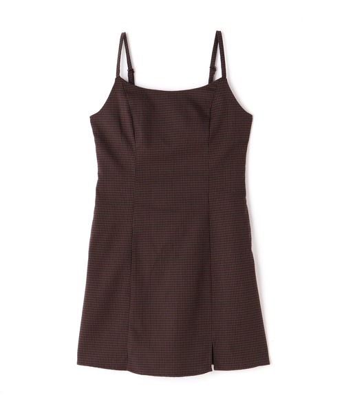 FREE'S MART（フリーズマート）の「◆Aラインミニキャミワンピース（ワンピース・レディース・ホワイト系その他/ブラウン系その他/ブラック・MEDIUM/SMALL）」の3枚目の写真