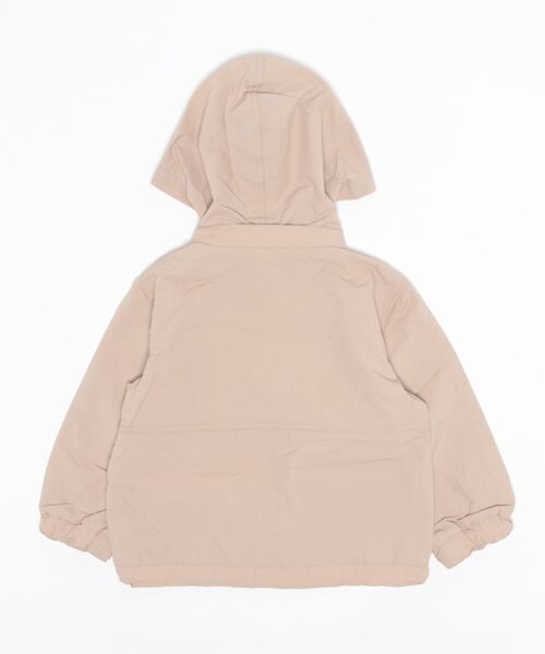 BeBe(ベベ)の「BeBe/【撥水加工】ヴィンテージタフタフード取り外し可能ジャケット (90~150cm)(ナイロンジャケット・キッズ・ベージュ/ブルー・90/130/120/150/100/110/140)」の9枚目の写真