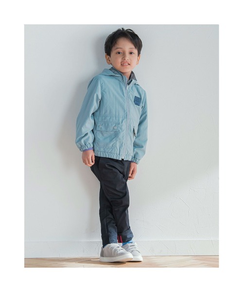 BeBe(ベベ)の「BeBe/【撥水加工】ヴィンテージタフタフード取り外し可能ジャケット (90~150cm)(ナイロンジャケット・キッズ・ベージュ/ブルー・90/130/120/150/100/110/140)」の20枚目の写真