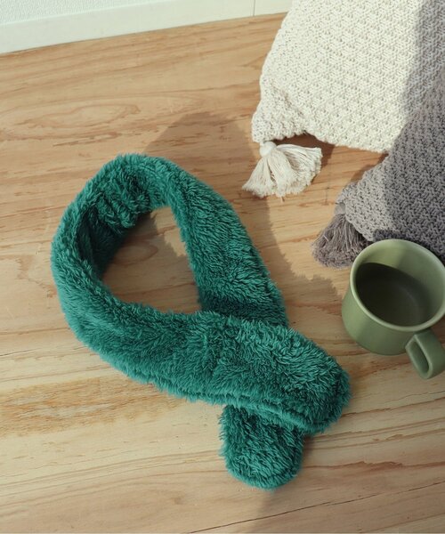 BREEZE(ブリーズ)の「【親子で使える】ぽかぽかネック温熱シートカバー(温熱シート付き)(マフラー・キッズ・ピンク/エメラルド/キャメル・FREE)」の3枚目の写真