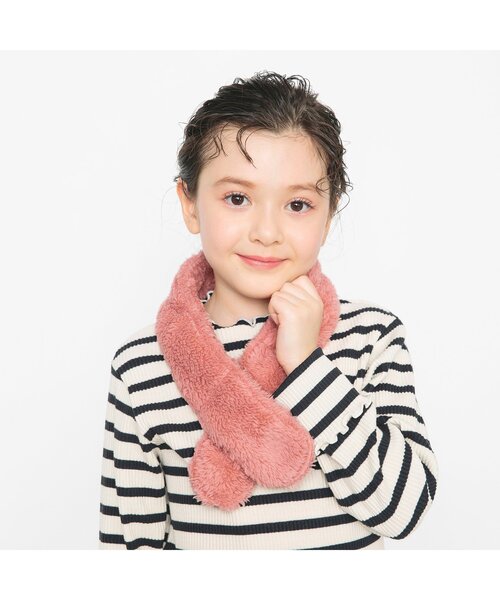 BREEZE(ブリーズ)の「【親子で使える】ぽかぽかネック温熱シートカバー(温熱シート付き)(マフラー・キッズ・ピンク/エメラルド/キャメル・FREE)」の5枚目の写真