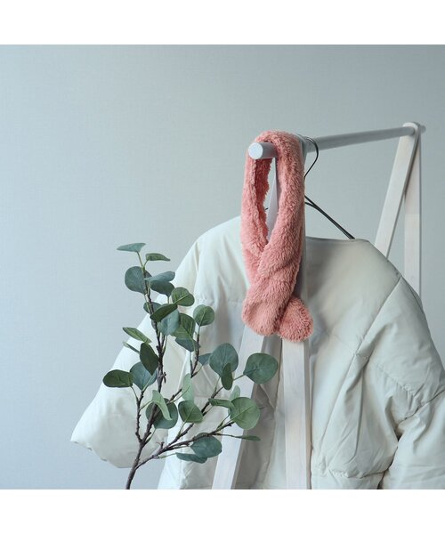 BREEZE(ブリーズ)の「【親子で使える】ぽかぽかネック温熱シートカバー(温熱シート付き)(マフラー・キッズ・ピンク/エメラルド/キャメル・FREE)」の6枚目の写真