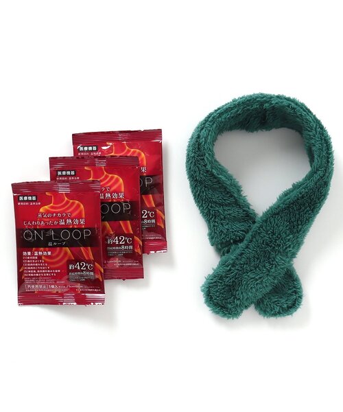 BREEZE(ブリーズ)の「【親子で使える】ぽかぽかネック温熱シートカバー(温熱シート付き)(マフラー・キッズ・ピンク/エメラルド/キャメル・FREE)」の11枚目の写真