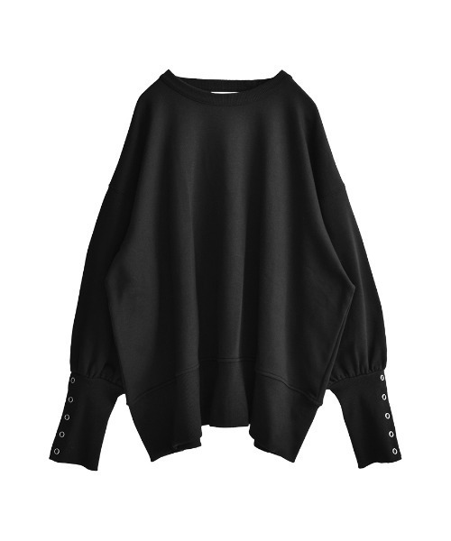 e-zakkamania stores(イーザッカマニアストアーズ)の「バックオープン プルオーバー(Tシャツ/カットソー・レディース・ブラック/アイボリー・フリー)」の10枚目の写真