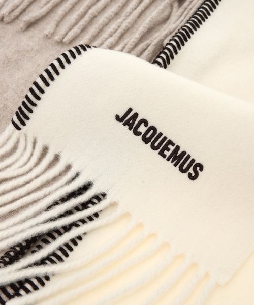 JACQUEMUS（ジャックムス）の「L’ECHARPE PAMP L’ECHARPE PAMPERO（マフラー・レディース・ベージュ系その他2・OS）」の4枚目の写真