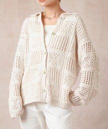 Lull | 【Lull / ルル】パネルメッシュニットシャツ(ニット/セーター)