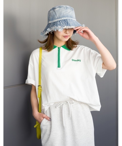 SpRay（スプレイ）の「デニムフリンジバケットハット（ハット・レディース・ブラック/ブルー・FREE）」の11枚目の写真