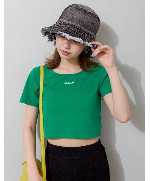 SpRay（スプレイ）の「デニムフリンジバケットハット（ハット・レディース・ブラック/ブルー・FREE）」の15枚目の写真