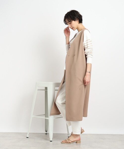 DRESKIP(ドレスキップ)の「◆いつものコーデに彩りを【洗える】なめらかタッチ総針ニット(ニット/セーター・レディース・ピンク系/オレンジ系7/イエロー/ベージュ系2/グリーン/ブラック系2・03/02/04)」の15枚目の写真