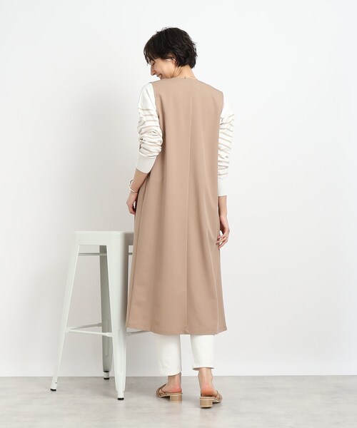 DRESKIP(ドレスキップ)の「◆いつものコーデに彩りを【洗える】なめらかタッチ総針ニット(ニット/セーター・レディース・ピンク系/オレンジ系7/イエロー/ベージュ系2/グリーン/ブラック系2・03/02/04)」の10枚目の写真