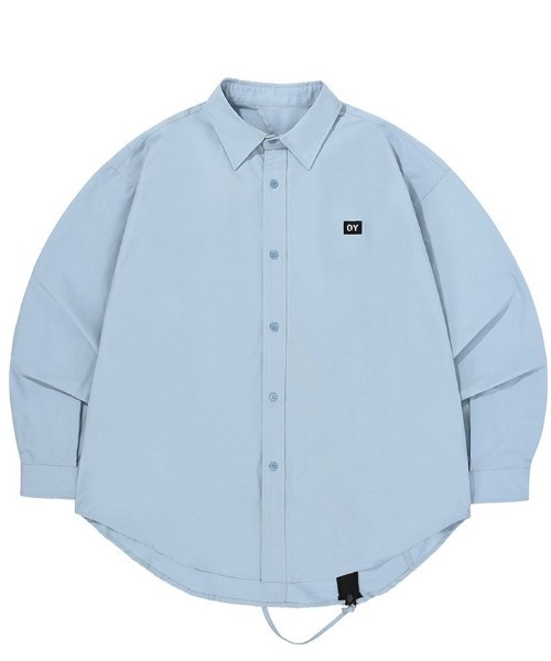 OY（オーワイ）の「『OY/オーワイ』CURVE LINE ZIPPER SHIRTS/カーブラインジップ シャツ（シャツ/ブラウス・メンズ・ホワイト/ライトブルー/ブラック・FREE）」の3枚目の写真