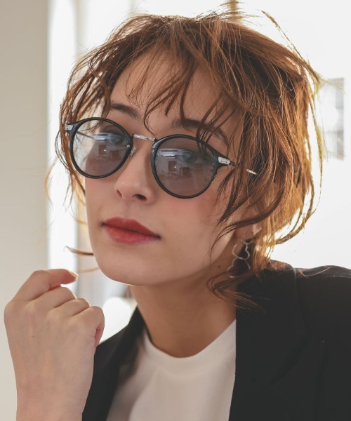 DONOBAN（ドノバン）の「【UVカット率 99％以上】サングラス（サングラス・レディース・クリア/ブラック系その他/ブラック系その他2/ブラック系その他4/ブラック系その他3/グリーン系その他/ブラウン系その他/ピンク/オレンジ・ONESIZE）」の14枚目の写真