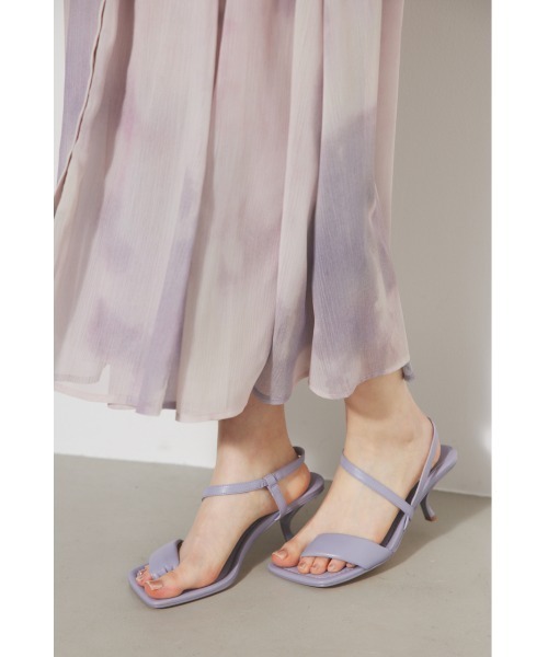 rienda（リエンダ）の「デザインヒールトングサンダル（サンダル・レディース・ライトパープル/ホワイト/ライトイエロー/ブラック・SMALL/MEDIUM/LARGE）」の20枚目の写真