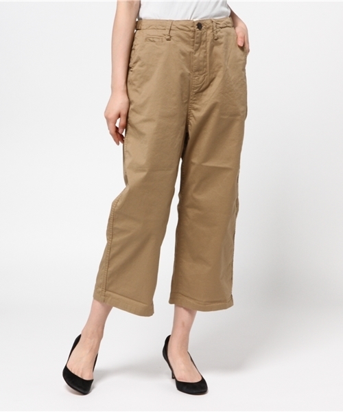 CIAOPANIC（チャオパニック）の「【Ciaopanic】　ワイド太チノパンツ（その他パンツ・レディース・ホワイト/ベージュ/ネイビー・FREE）」の3枚目の写真