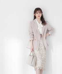 PROPORTION BODY DRESSING | モノグラムケミカルレースタイトスカート / 1213120400(スカート)