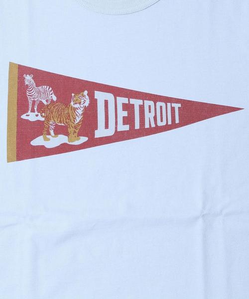 coen（コーエン）の「ペナントプリントTシャツ（Tシャツ/カットソー・メンズ・ライトブルー/ネイビー/オフホワイト・LARGE/X-LARGE/MEDIUM/SMALL）」の11枚目の写真