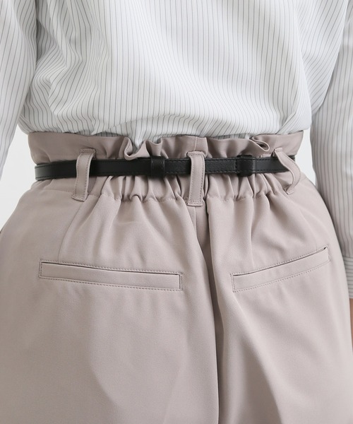 Honeys（ハニーズ）の「スクエアバックル細ベルト（ベルト・レディース・ダークブラウン/ブラック/グレイッシュベージュ/ブラック系その他/アイボリー/ホワイト・FREE）」の21枚目の写真