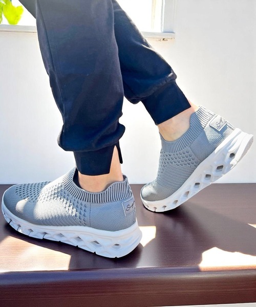 Sugar Sugar（シュガーシュガー）の「【SUGAR SUGAR シュガーシュガー】軽量メッシュスニーカー 950（スニーカー・レディース・ブラック/ネイビー/グレー/ピンク・24.5cm/23.0cm/24.0cm/22.5cm/23.5cm）」の3枚目の写真